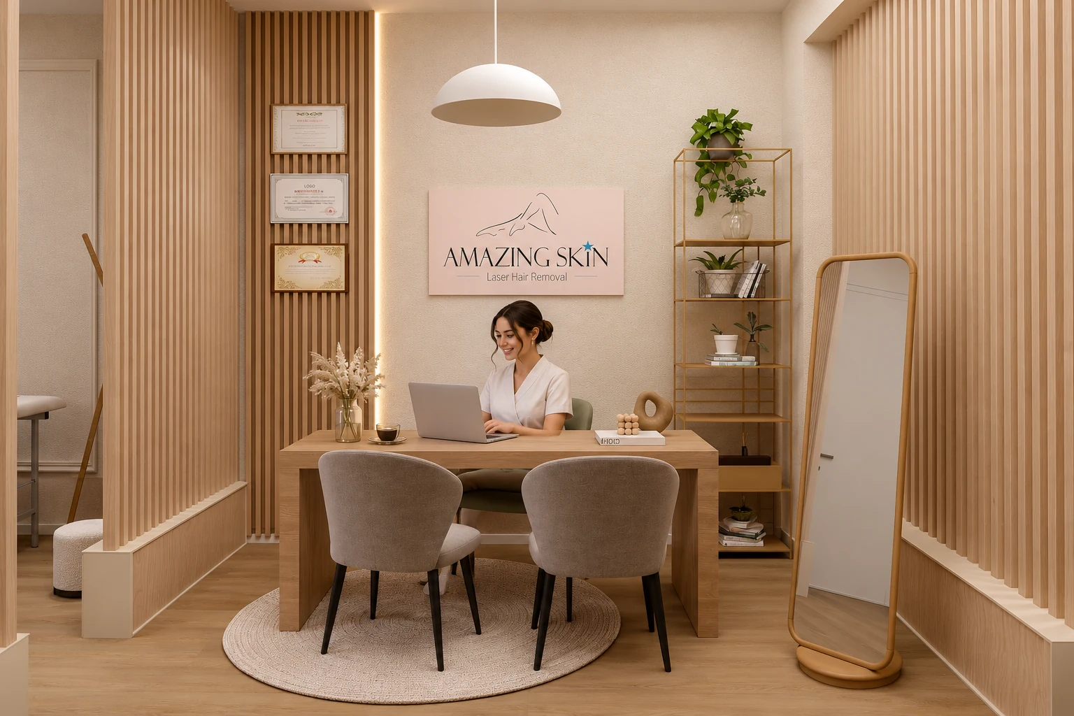 recepția unui salon